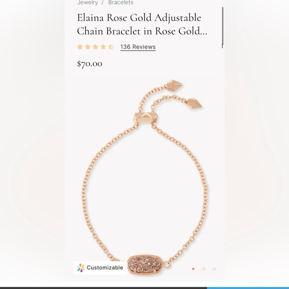 Kendra Scott bracelet Elaina gold - Picture 7 of 7